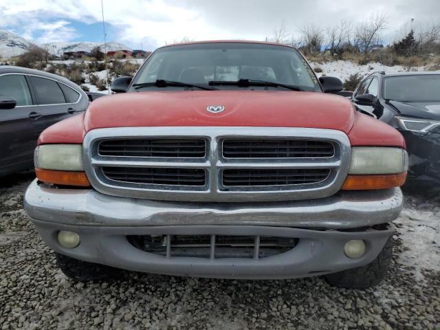 1D7HG42N23S105863 - 2003 DODGE DAKOTA SLT RED photo 5