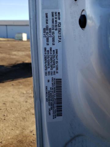 ZFBERFBB4H6E41237 - 2017 RAM PROMASTER SLT Blanc photo 13