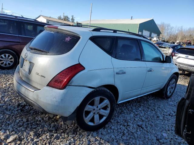 JN8AZ08W36W536888 - 2006 NISSAN MURANO SL WHITE photo 3