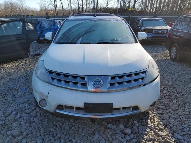 JN8AZ08W36W536888 - 2006 NISSAN MURANO SL WHITE photo 5