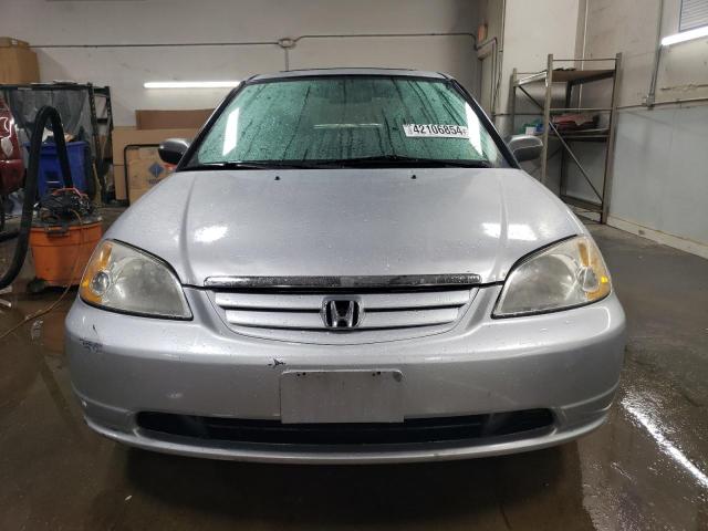 1HGES25721L027588 - 2001 HONDA CIVIC EX SILVER photo 5