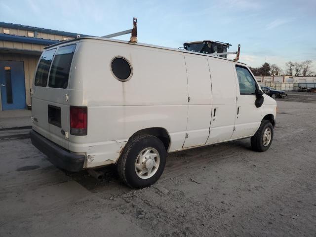 1FTNE14W27DB28576 - 2007 FORD ECONOLINE E150 VAN WHITE photo 3