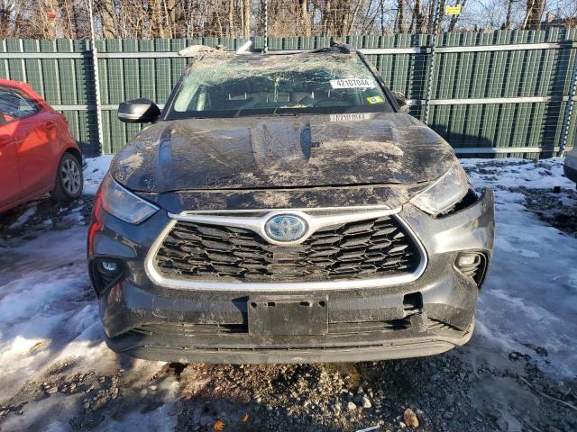 5TDHBRCH5MS523133 - 2021 TOYOTA HIGHLANDER HYBRID XLE BLACK photo 5