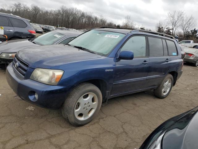 JTEEP21A960141402 - 2006 TOYOTA HIGHLANDER LIMITED BLUE photo 1