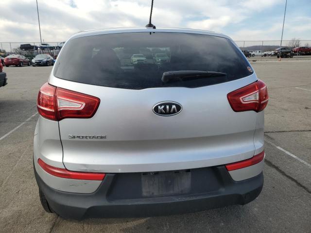 KNDPB3A23C7266666 - 2012 KIA SPORTAGE BASE SILVER photo 6