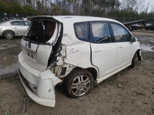 JHMGD38637S037019 - 2007 HONDA FIT S WHITE photo 3