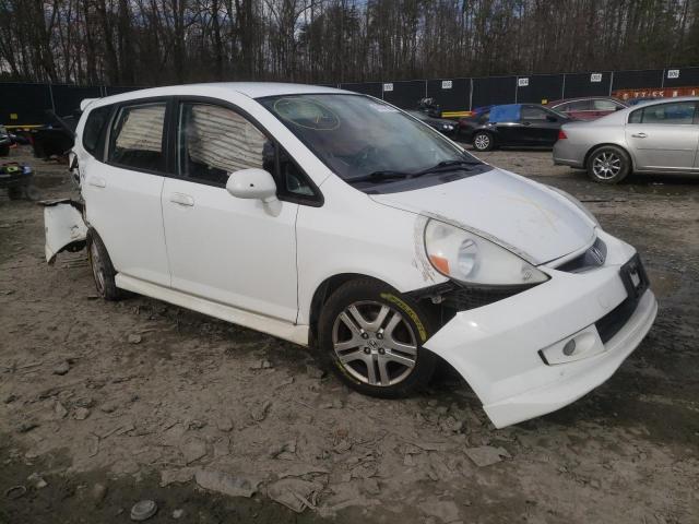 JHMGD38637S037019 - 2007 HONDA FIT S 白色 照片 4