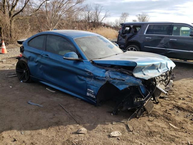 WBS1H9C58HV886973 - 2017 BMW M2 BLUE photo 4