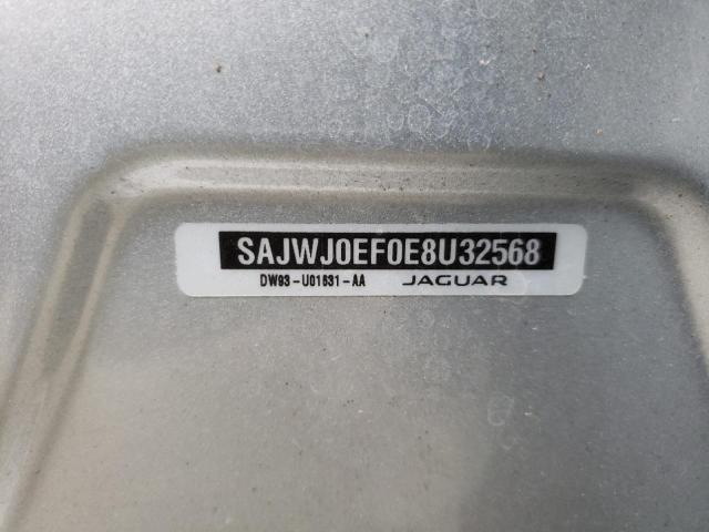 SAJWJ0EF0E8U32568 - 2014 JAGUAR XF SILVER photo 12