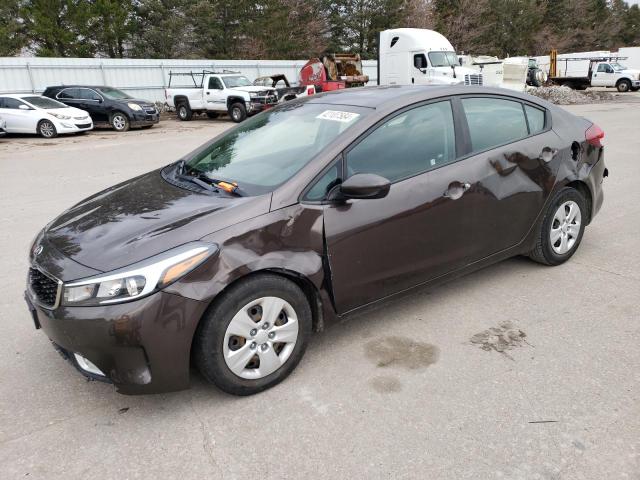 3KPFK4A7XHE113559 - 2017 KIA FORTE LX GRAY photo 1