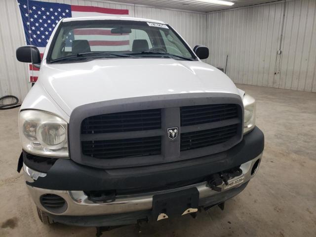 3D7KS26D37G711311 - 2007 DODGE RAM 2500 ST WHITE photo 5