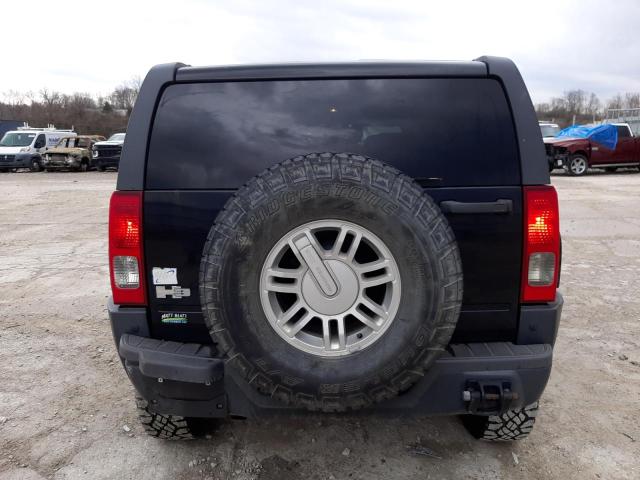 5GTEN13EX98125888 - 2009 HUMMER H3 BLACK photo 6