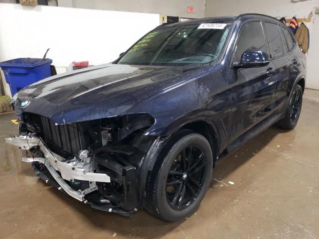 5UXTY5C00L9B57687 - 2020 BMW X3 XDRIVE30I BLUE photo 1