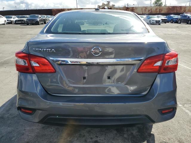 3N1AB7AP4KY291553 - 2019 NISSAN SENTRA S GRAY photo 6