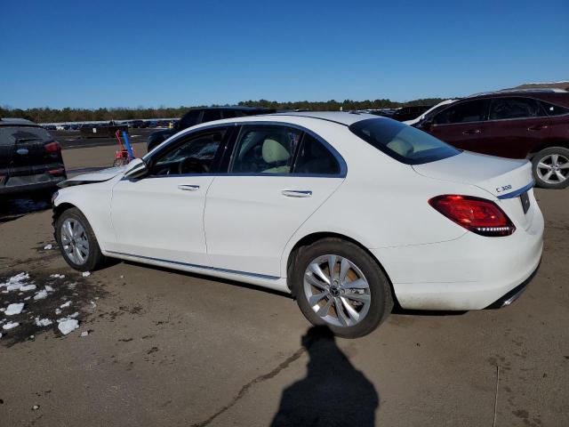 55SWF8EB5LU323255 - 2020 MERCEDES-BENZ C 300 4MATIC WHITE photo 2