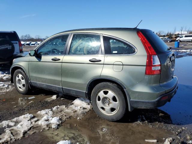 5J6RE48327L005444 - 2007 HONDA CR-V LX GREEN photo 2