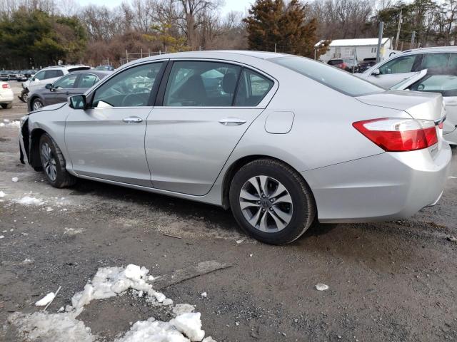 1HGCR2F36FA064208 - 2015 HONDA ACCORD LX SILVER photo 2