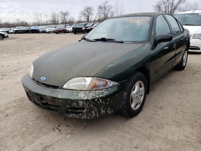 1G1JC5243Y7414460 - 2000 CHEVROLET CAVALIER GREEN photo 1