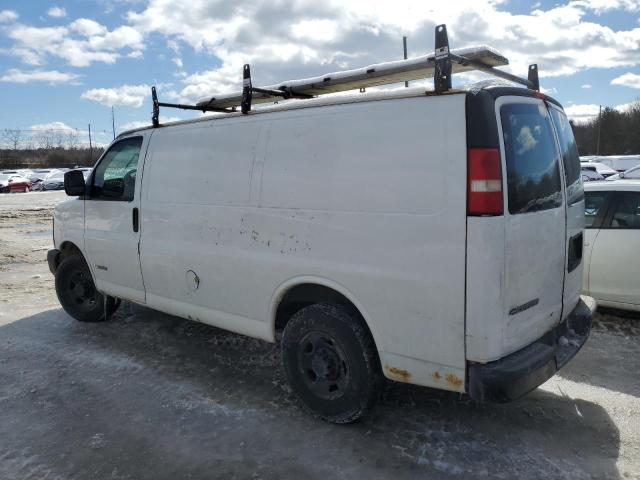 1GCGG25C981199533 - 2008 CHEVROLET CHEVY VAN WHITE photo 2