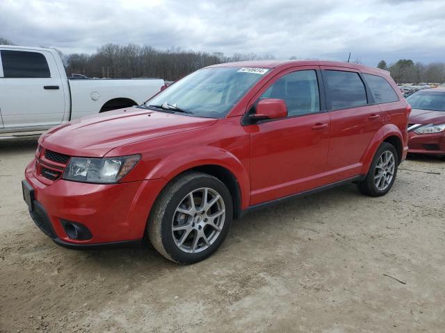 3C4PDDEG0KT727628 - 2019 DODGE JOURNEY GT RED photo 1