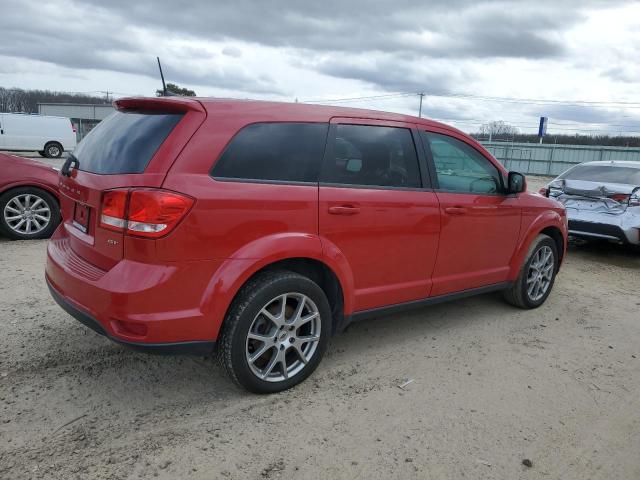 3C4PDDEG0KT727628 - 2019 DODGE JOURNEY GT RED photo 3