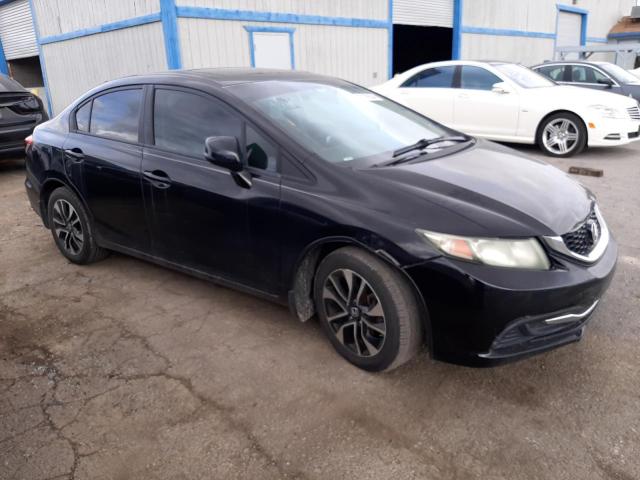 19XFB2F80DE037060 - 2013 HONDA CIVIC EX BLACK photo 4