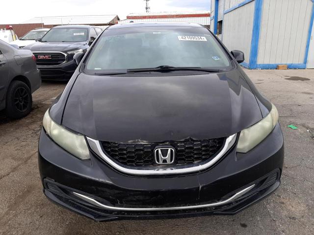 19XFB2F80DE037060 - 2013 HONDA CIVIC EX BLACK photo 5