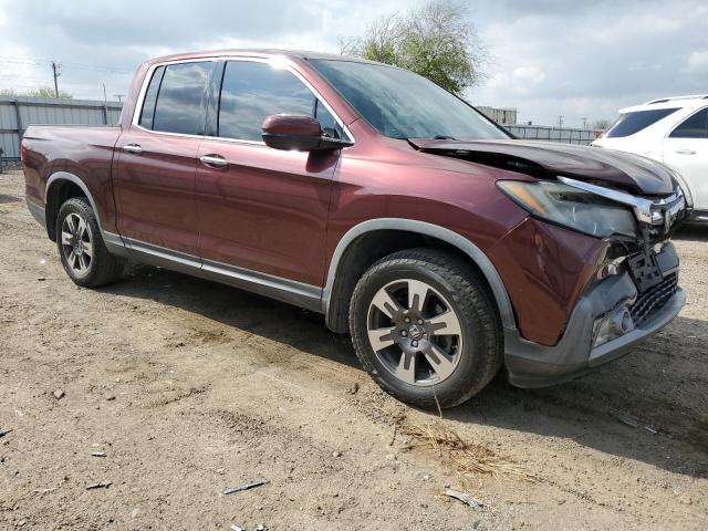 5FPYK3F74HB012305 - 2017 HONDA RIDGELINE RTL BURGUNDY photo 4