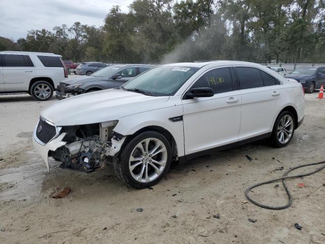 1FAHP2KT9DG161256 - 2013 FORD TAURUS SHO WHITE photo 1