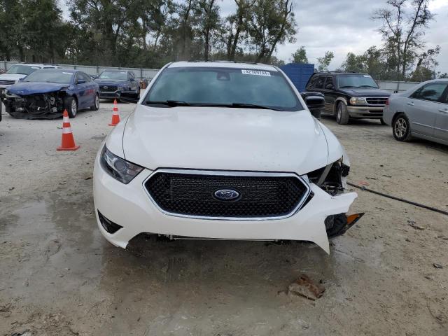 1FAHP2KT9DG161256 - 2013 FORD TAURUS SHO WHITE photo 5