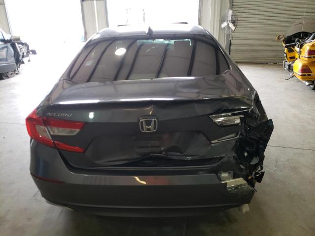 1HGCV1F52JA023011 - 2018 HONDA ACCORD EXL GRAY photo 6