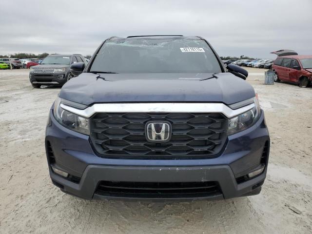 5FNYF8H52NB029721 - 2022 HONDA PASSPORT EXL BLUE photo 5