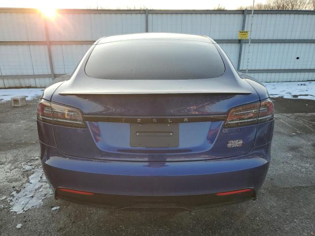 5YJSA1E66PF511667 - 2023 TESLA MODEL S BLUE photo 6