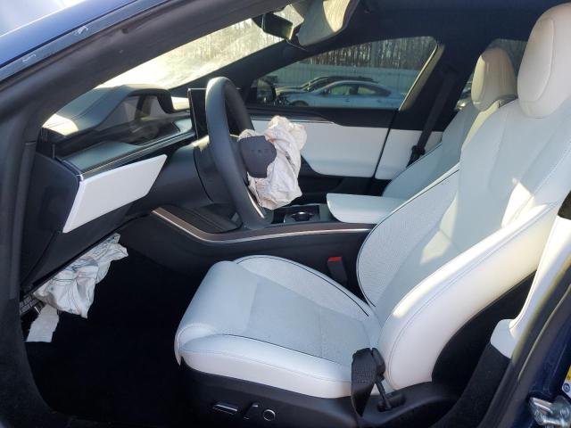 5YJSA1E66PF511667 - 2023 TESLA MODEL S BLUE photo 7