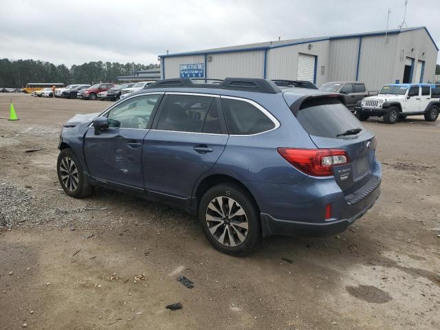 4S4BSENC6F3362517 - 2015 SUBARU OUTBACK 3.6R LIMITED BLUE photo 2