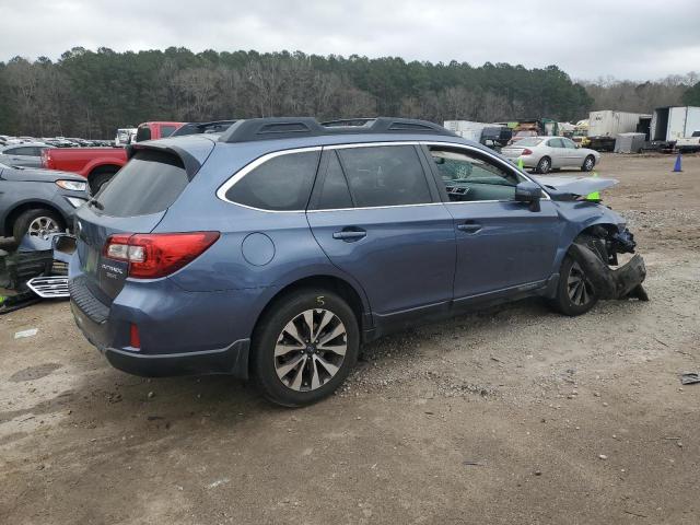 4S4BSENC6F3362517 - 2015 SUBARU OUTBACK 3.6R LIMITED BLUE photo 3
