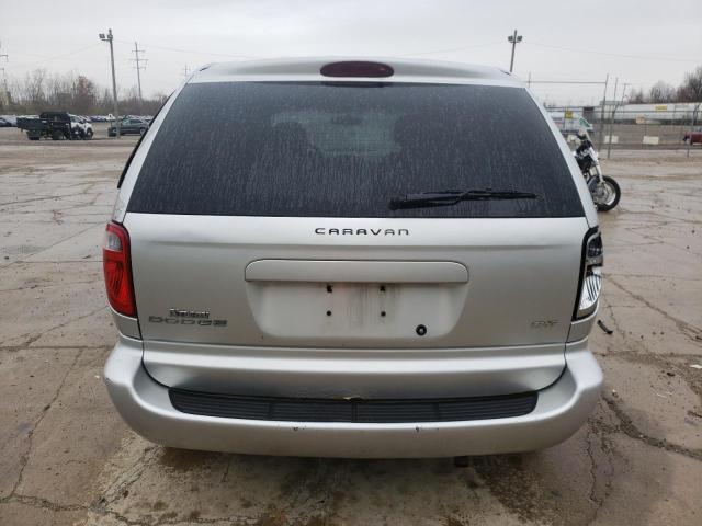 1D4GP45RX5B435261 - 2005 DODGE CARAVAN SXT SILVER photo 6