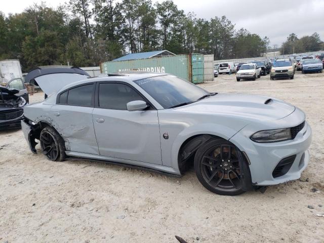 2C3CDXGJ5MH582613 - 2021 DODGE CHARGER SCAT PACK GRAY photo 4