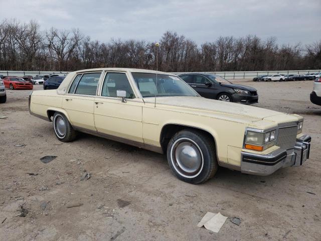 1G6AW6988E9092379 - 1984 CADILLAC FLEETWOOD BROUGHAM CREAM photo 4