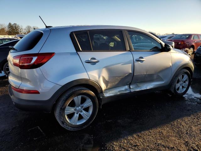 KNDPB3A21D7408448 - 2013 KIA SPORTAGE BASE SILVER photo 3