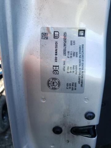 1G2AD5F54A7109387 - 2010 PONTIAC G5 SE SILVER photo 12