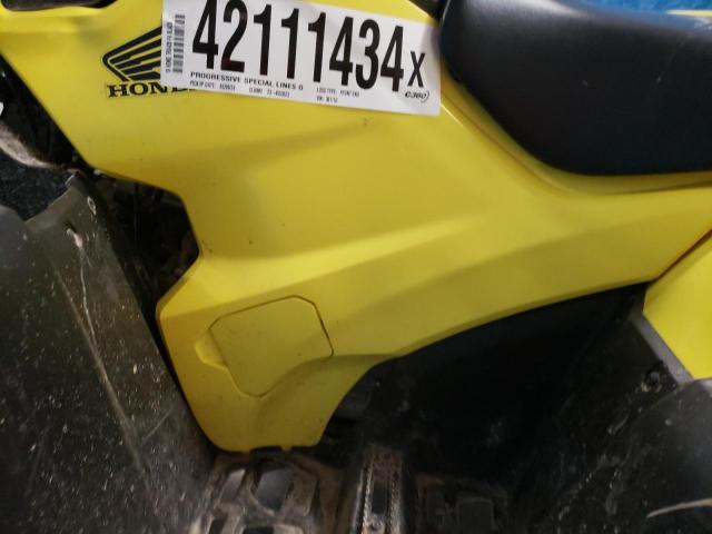 1HFTE47D9J4301753 - 2018 HONDA TRX420 FA YELLOW photo 7