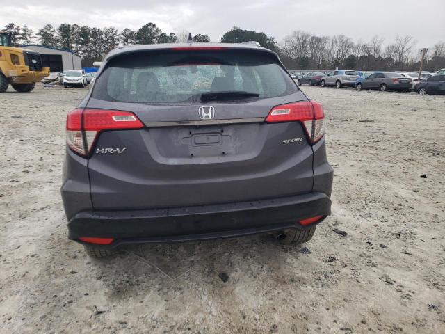 3CZRU5H14KG710582 - 2019 HONDA HR-V SPORT GRAY photo 6