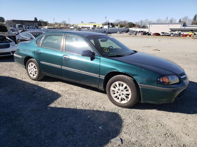 2G1WF52E519237050 - 2001 CHEVROLET IMPALA GREEN photo 4