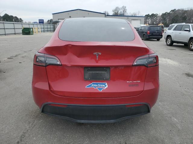 5YJYGDEE8MF178871 - 2021 TESLA MODEL Y RED photo 6