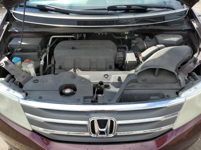 5FNRL5H29BB049848 - 2011 HONDA ODYSSEY LX BURGUNDY photo 11