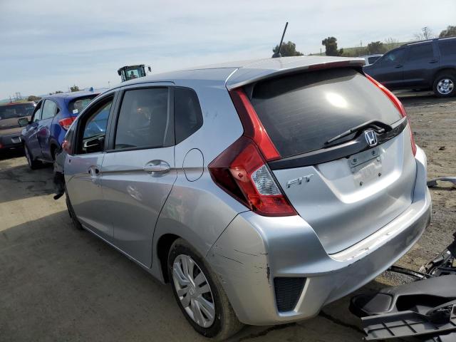 JHMGK5H57GX005170 - 2016 HONDA FIT LX SILVER photo 2