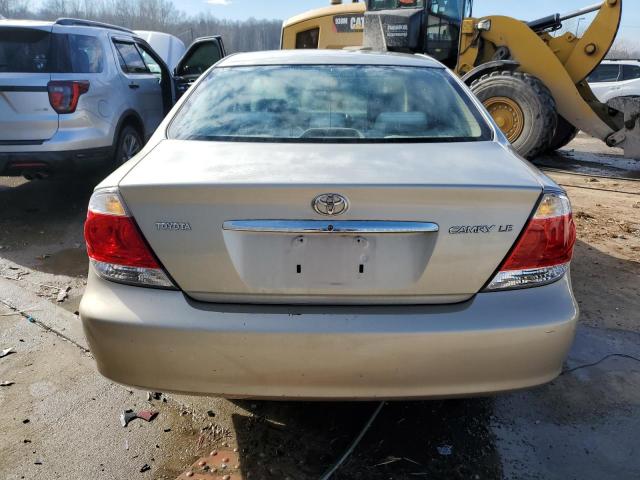 4T1BE32K65U015690 - 2005 TOYOTA CAMRY LE TAN photo 6