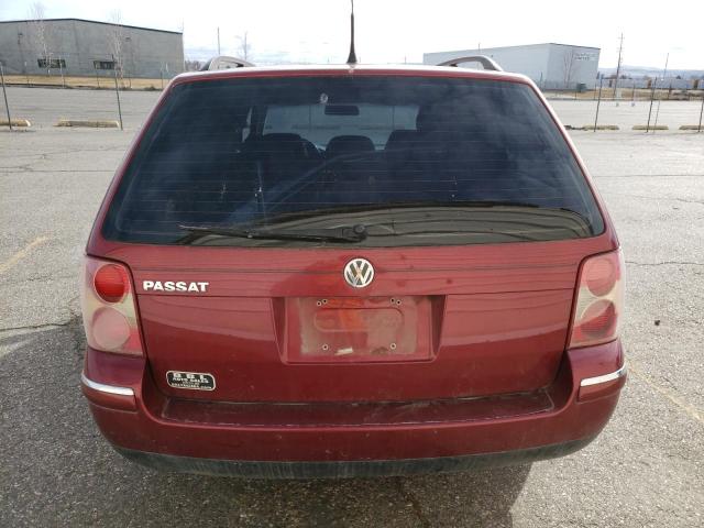 WVWVD63B02E414069 - 2002 VOLKSWAGEN PASSAT GLS MAROON photo 6