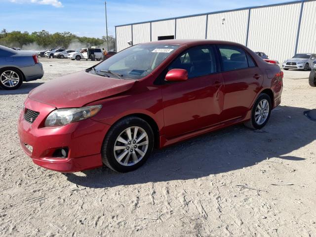 2T1BU4EE9AC426334 - 2010 TOYOTA COROLLA BASE RED photo 1